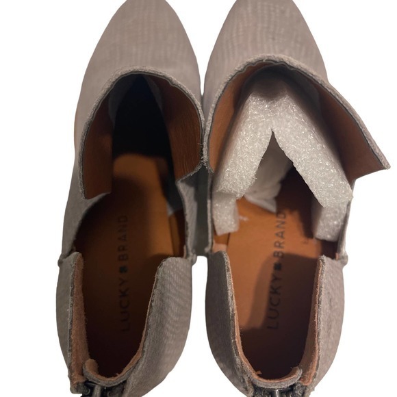 Lucky Brand Powe‎ Bootie Grey Size 9.5 NWOB Never Worn - Picture 4 of 8